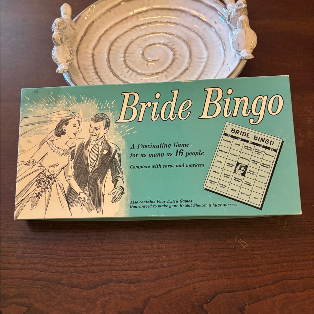 Vintage Bride Bingo Game 1970 Ed. Of Original 1957 Game